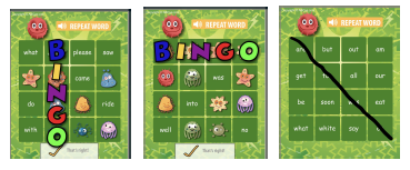 Sight Word Bingo Cards